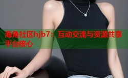 海角社区hjb7：互动交流与资源共享平台核心