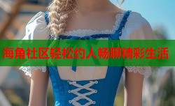 海角社区轻松约人畅聊精彩生活