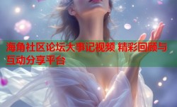 海角社区论坛大事记视频 精彩回顾与互动分享平台