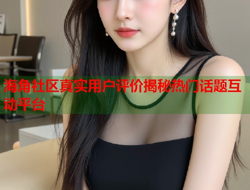 海角社区真实用户评价揭秘热门话题互动平台  第1张